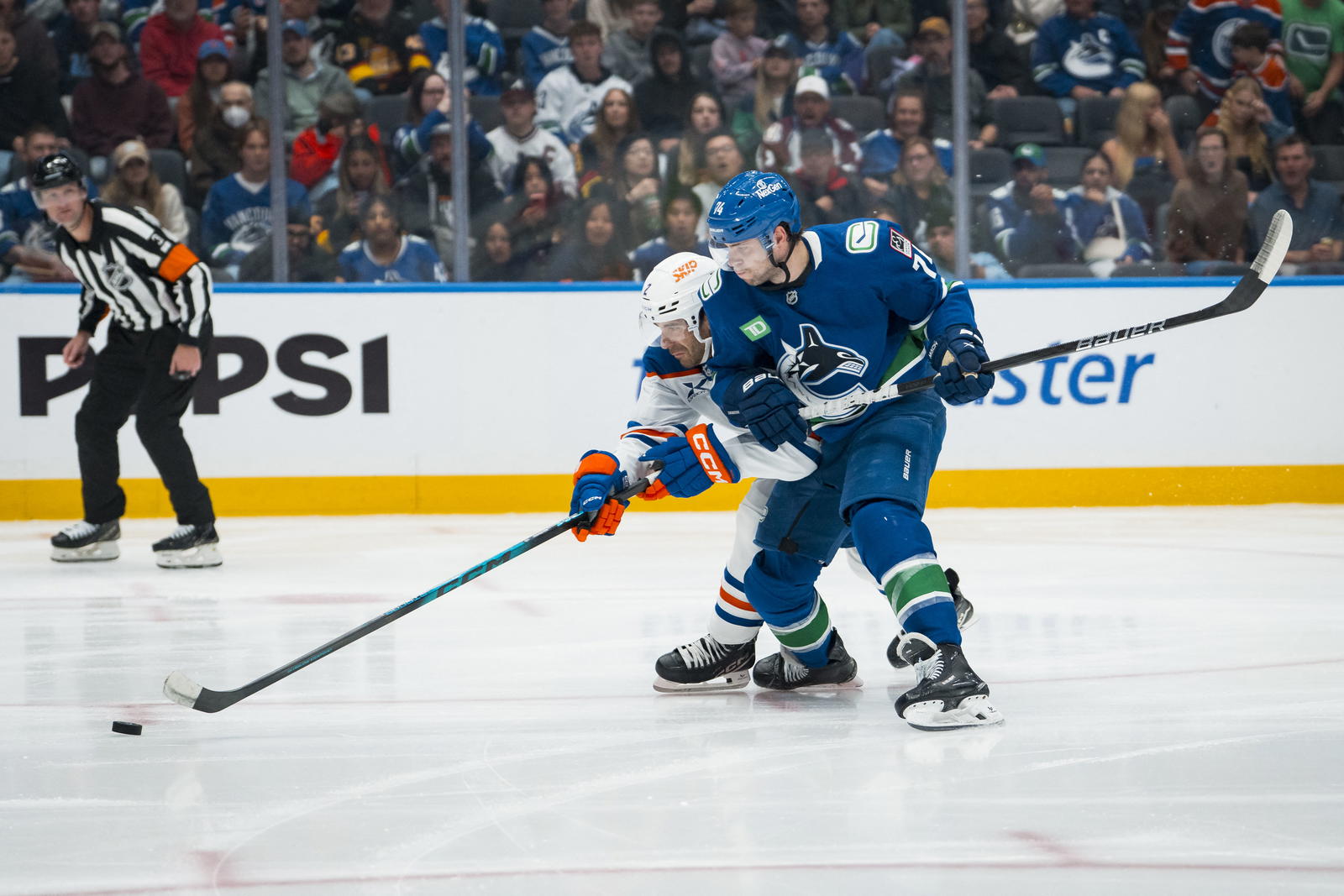 Canucks extend 2026 preseason skid to three with 2-1 loss to young Oilers