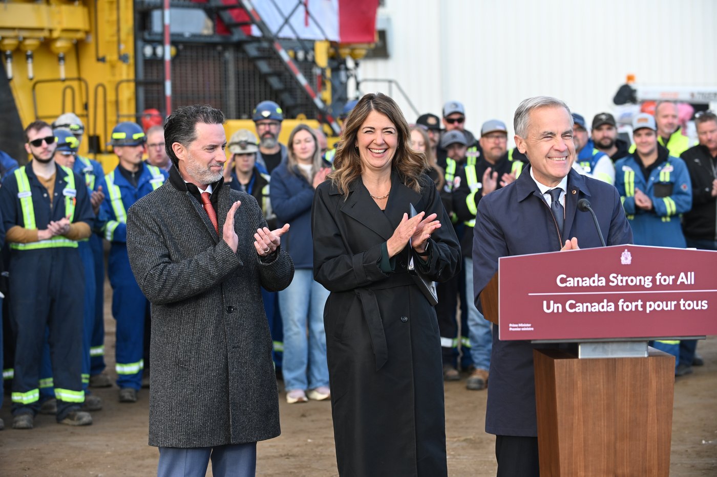 Carney says oilsands producers will likely invest to fill proposed Pacific Link pipeline