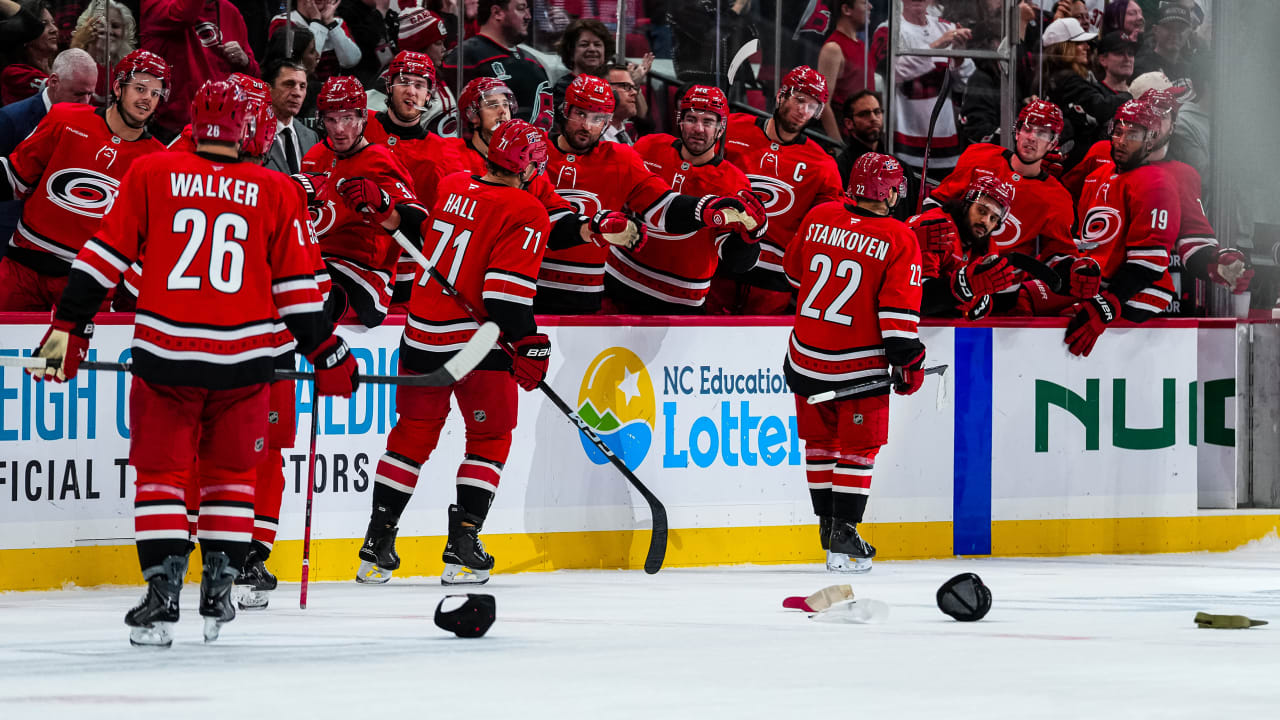 Stankoven scores first NHL hat trick as Hurricanes rout Canucks 7-2 at Lenovo Center