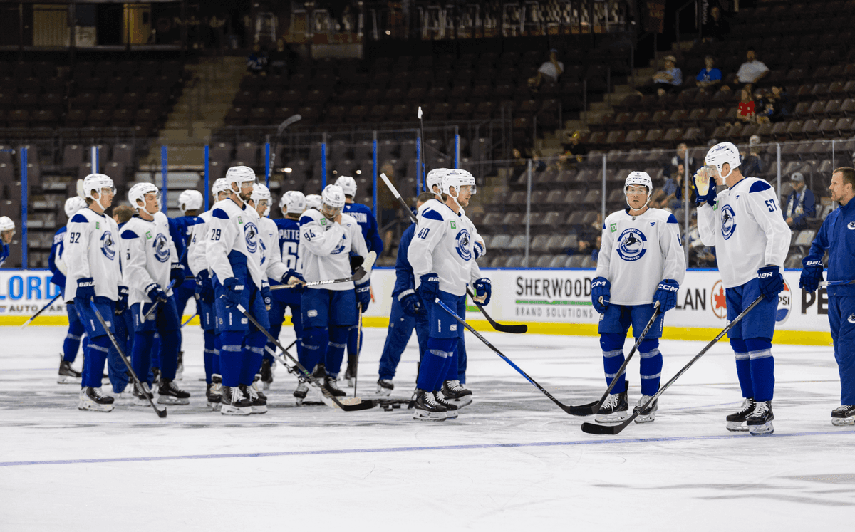 Ilya Safonov debuts in Canucks colours in Abbotsford after six KHL seasons, set for first NHL camp