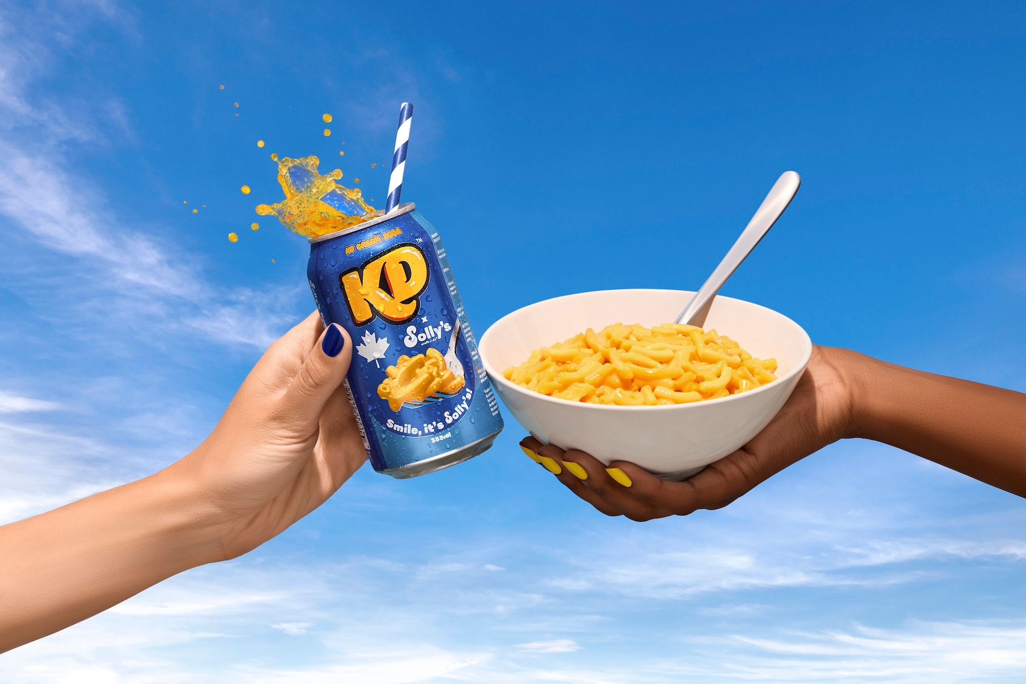 Kraft Dinner teams with Solly’s Craft Soda for KD-flavoured cream soda launching Sept. 23