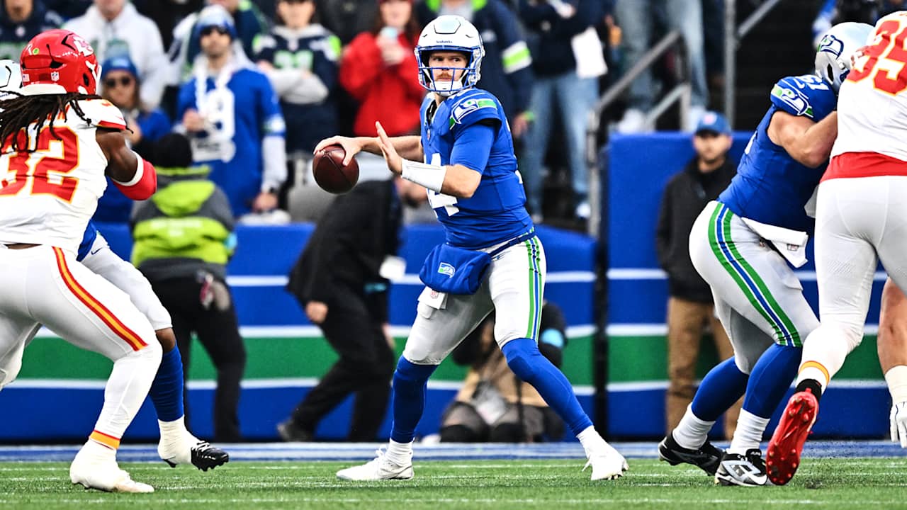 Sam Darnold posts 257-yard, 1-TD day as Seahawks beat Chiefs 20-3