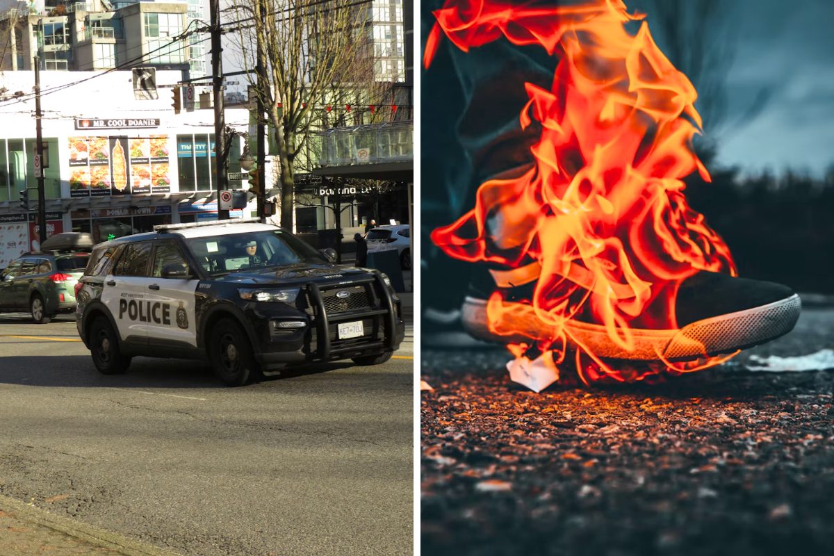 VPD asks for tips after suspect sets man’s pants on fire in unprovoked attack near Beach Ave and Davie