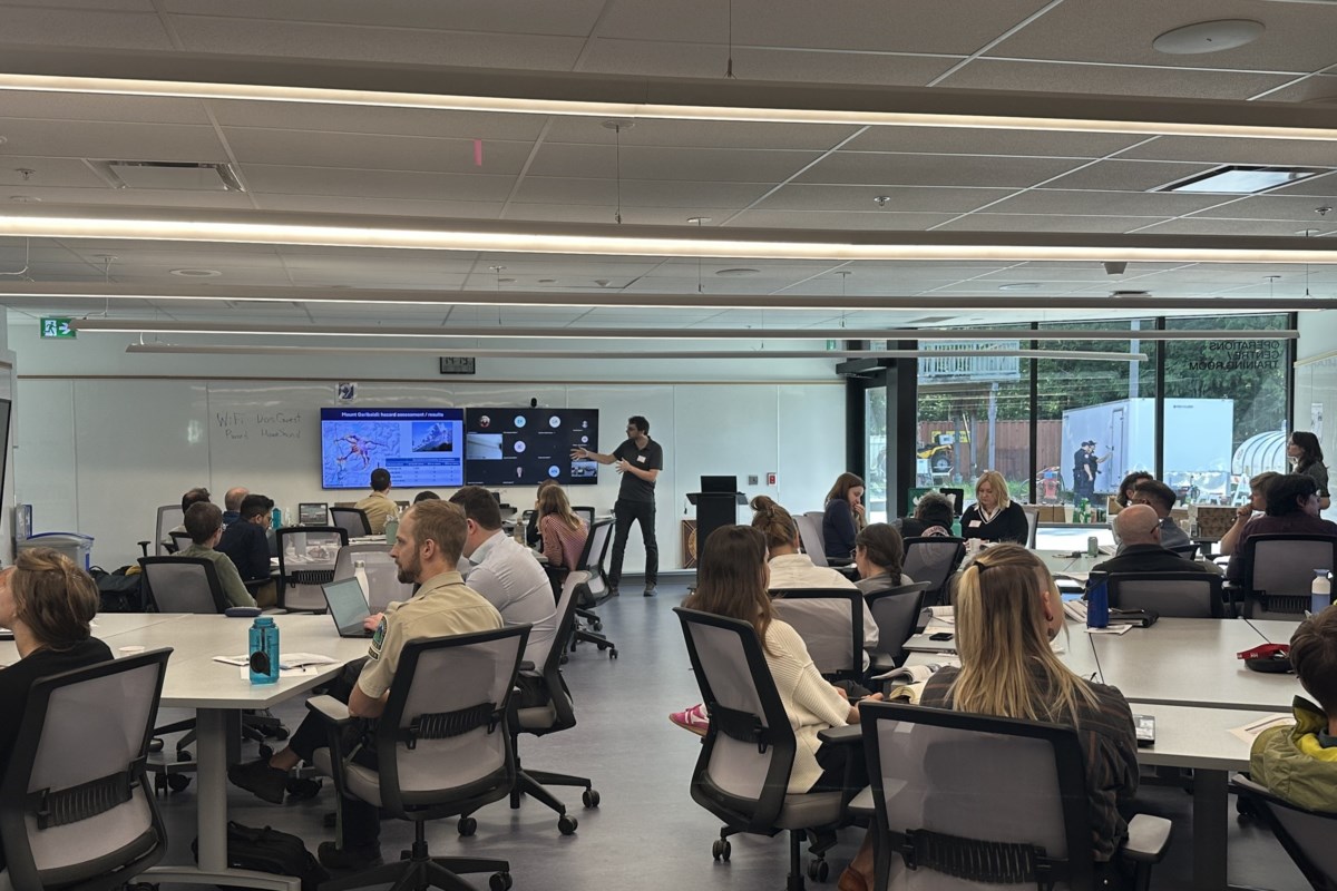 GSC and SFU hold Mount Garibaldi volcanic hazard map workshop in Squamish