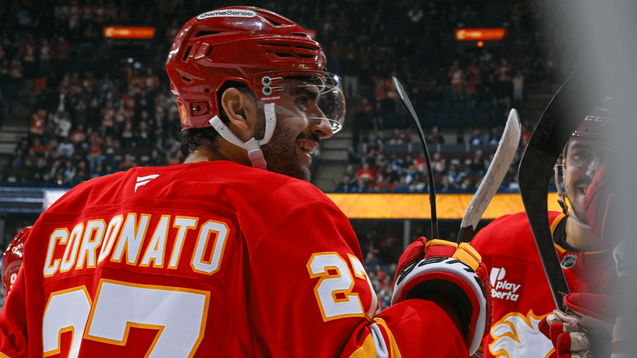 Coronato posts four points as Flames beat Kraken 6-2 at Scotiabank Saddledome