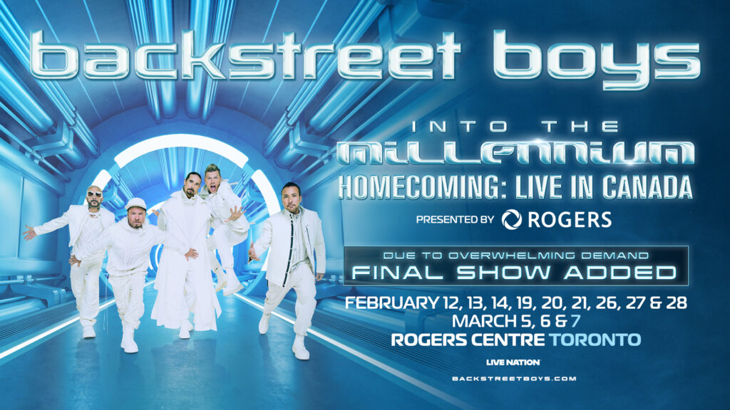 Backstreet Boys add final date to Toronto residency with 12 shows at Rogers Centre in Feb. and March