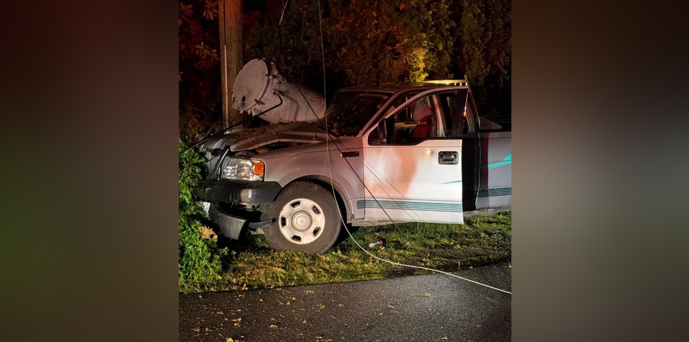 Impaired driver arrested after nearly hitting Abbotsford police vehicle and trying to flee