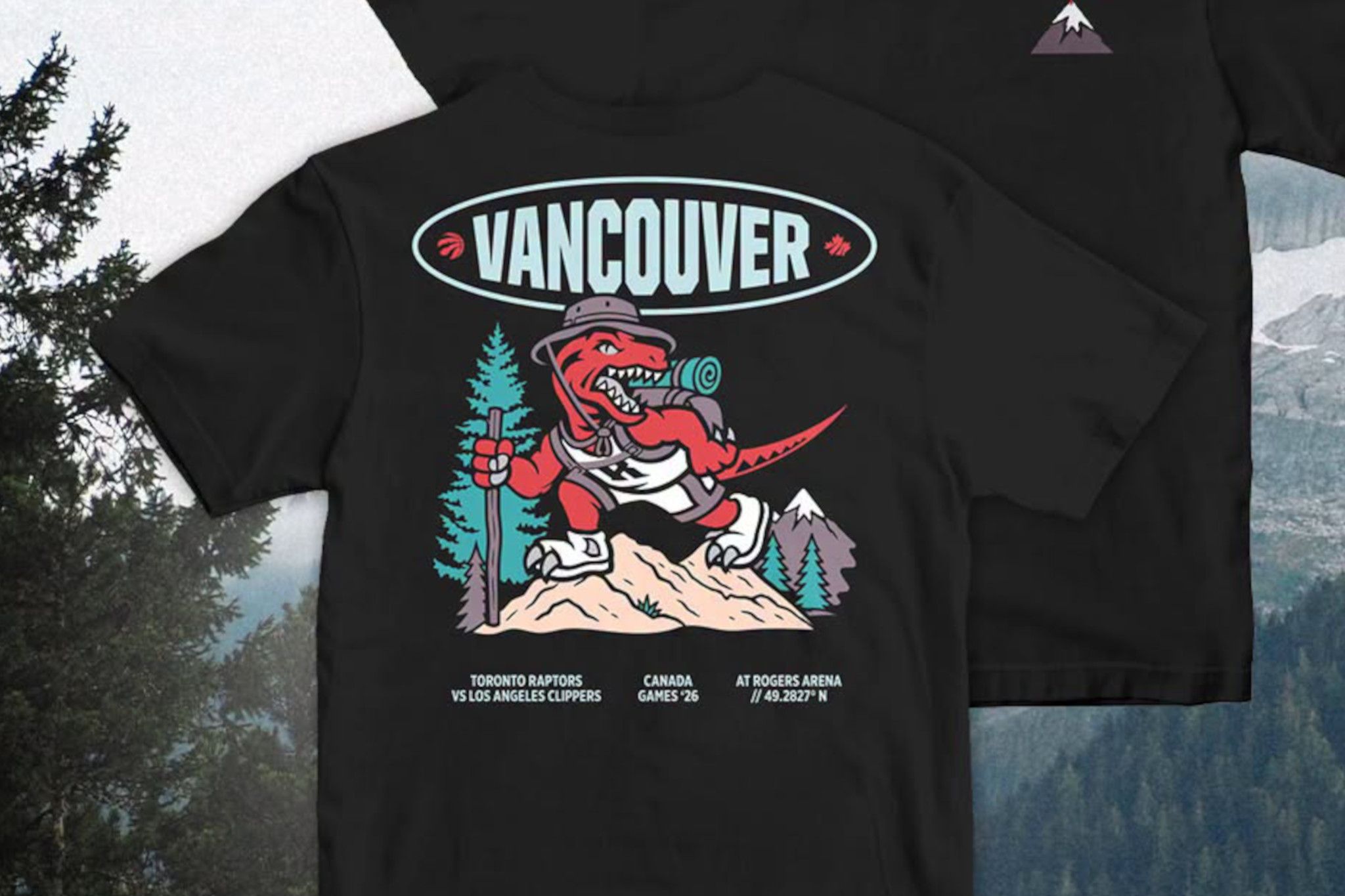 Raptors release B.C. hiking-themed merch ahead of preseason game vs. Clippers at Rogers Arena