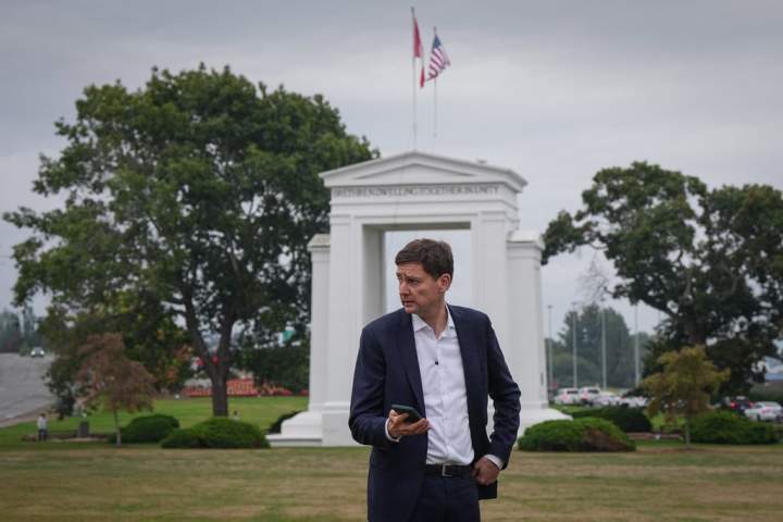 David Eby says B.C. NDP will introduce ‘Built in B.C. and Canada’ rules for infrastructure