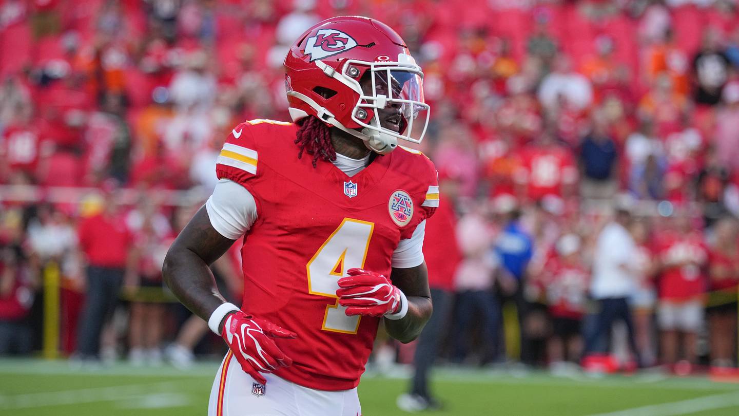 Rashee Rice ruled out for Chiefs’ Sunday night game vs. Seahawks with hamstring and knee issues