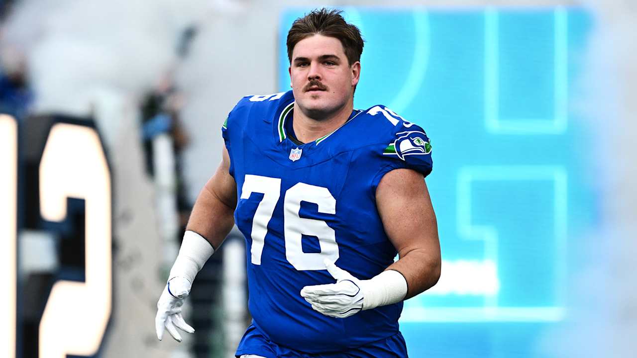 Seahawks shift Grey Zabel to starting right guard after acquiring Quenton Nelson