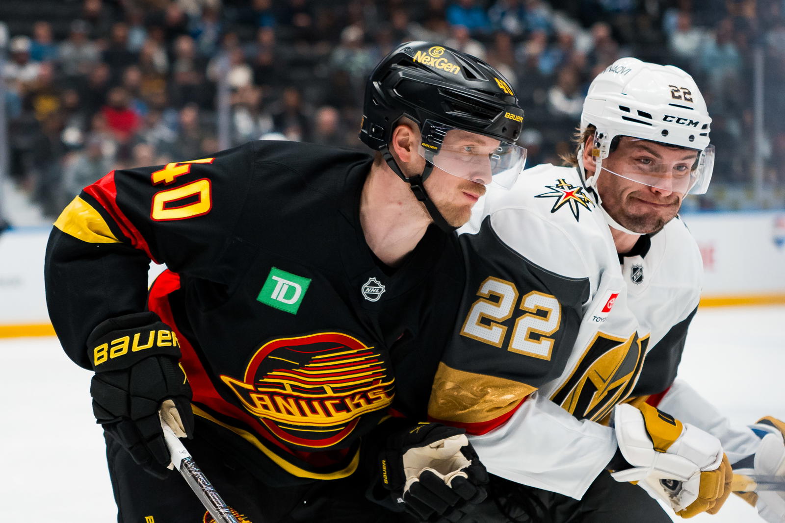 Canucks host Vegas Golden Knights tonight at Rogers Arena in key early-season matchup
