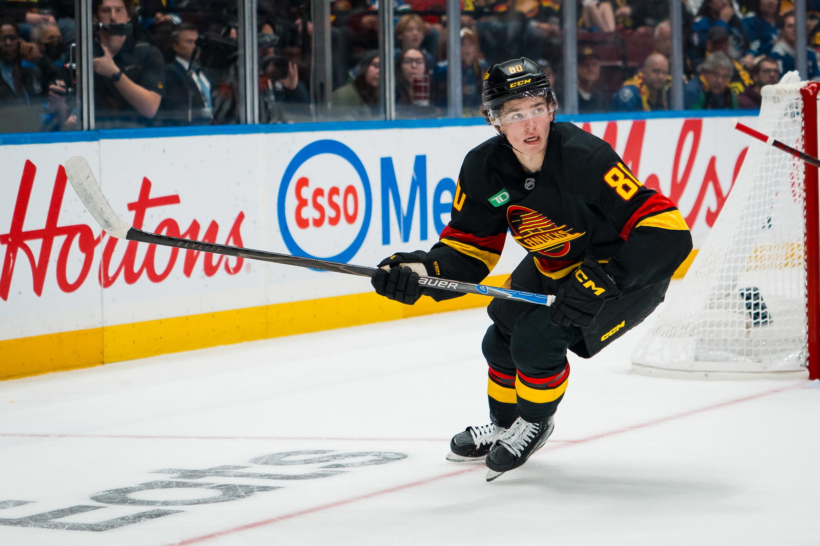Canucks prospect Braeden Cootes scores first-career AHL goal in Abbotsford loss to Calgary
