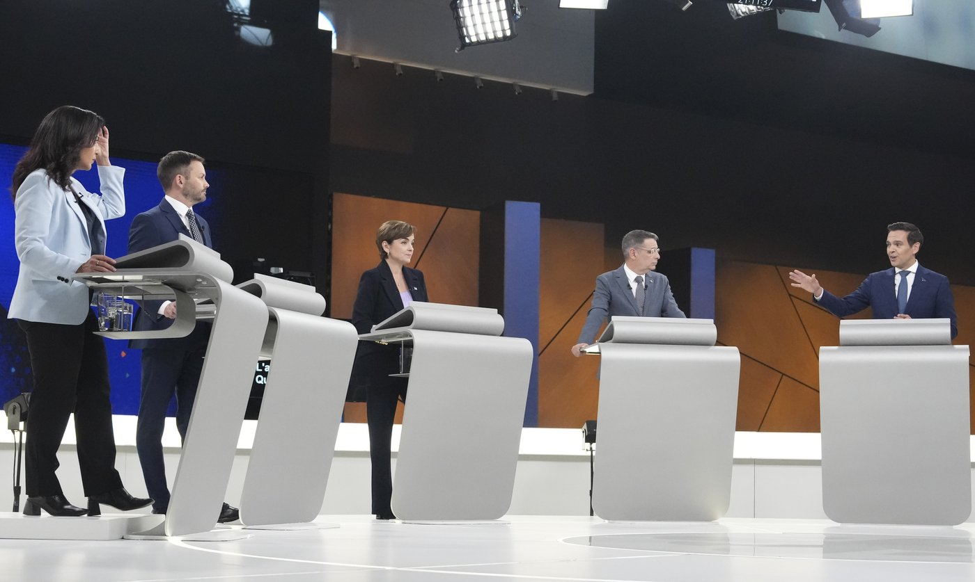 Parti Québécois leader Paul St-Pierre Plamondon appears to pull ahead in crowded Quebec election race
