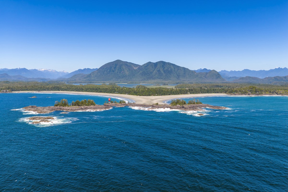 Cabin on Frank Island near Tofino, listed at $3.75 million, includes bunk house