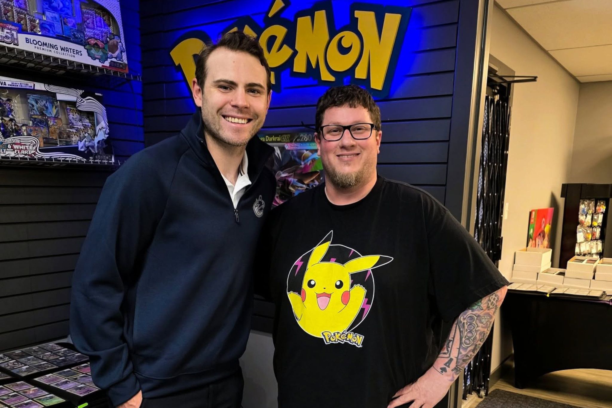 Canucks players share offseason hobbies from hiking and golf to darts, video games and Pokémon cards