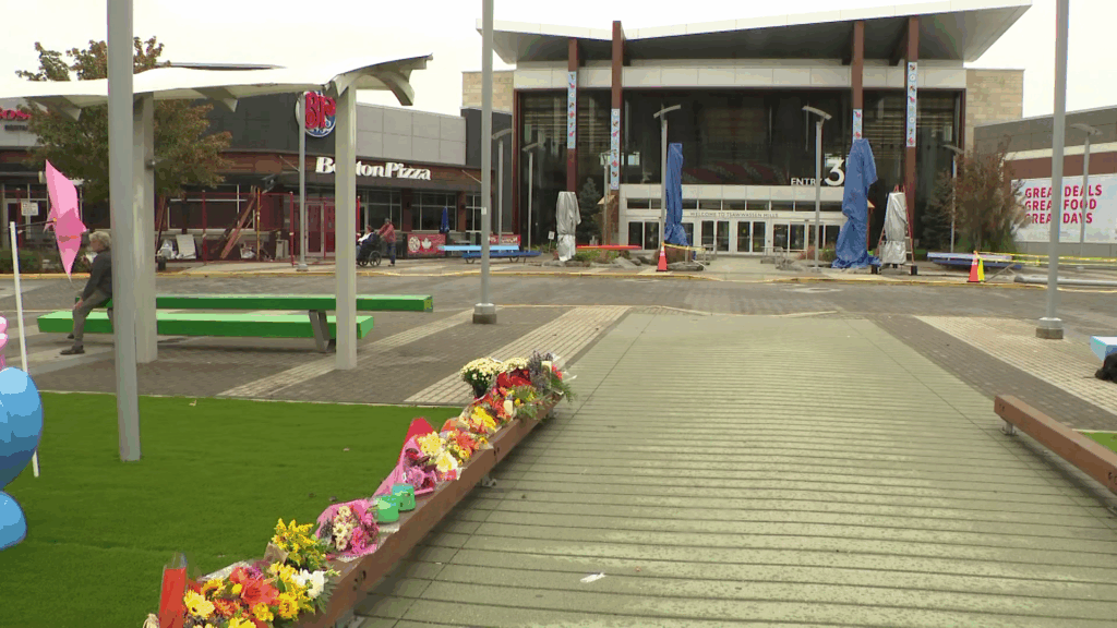 Memorial grows after two Tsawwassen elders killed in truck crash at Tsawwassen Mills Mall