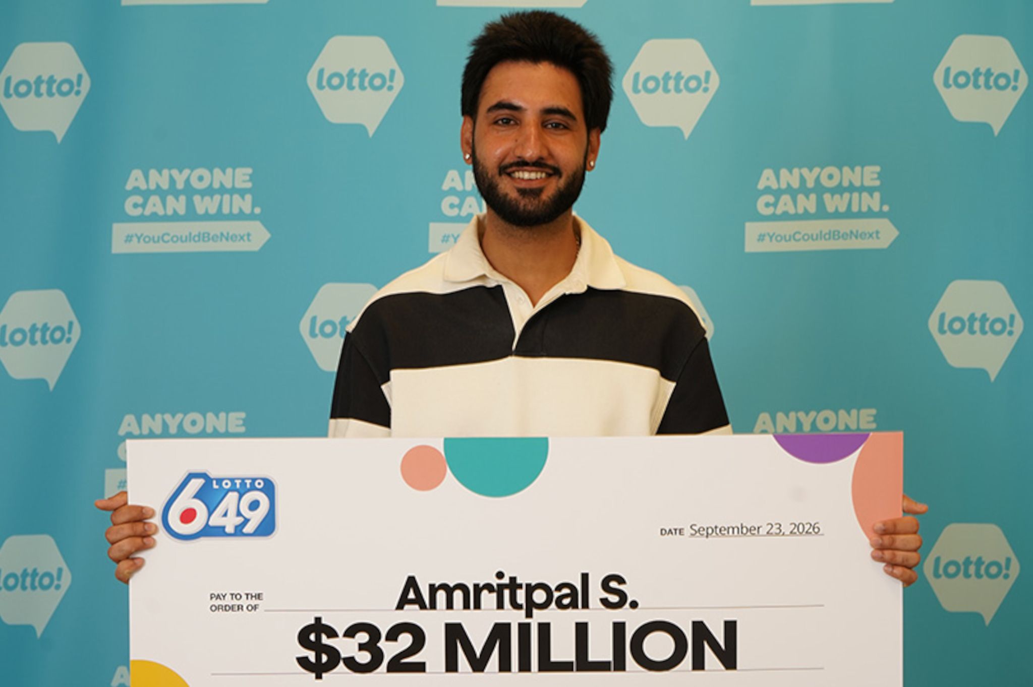 Surrey lottery winner says a car check on the BCLC app confirmed a $32M Gold Ball Jackpot