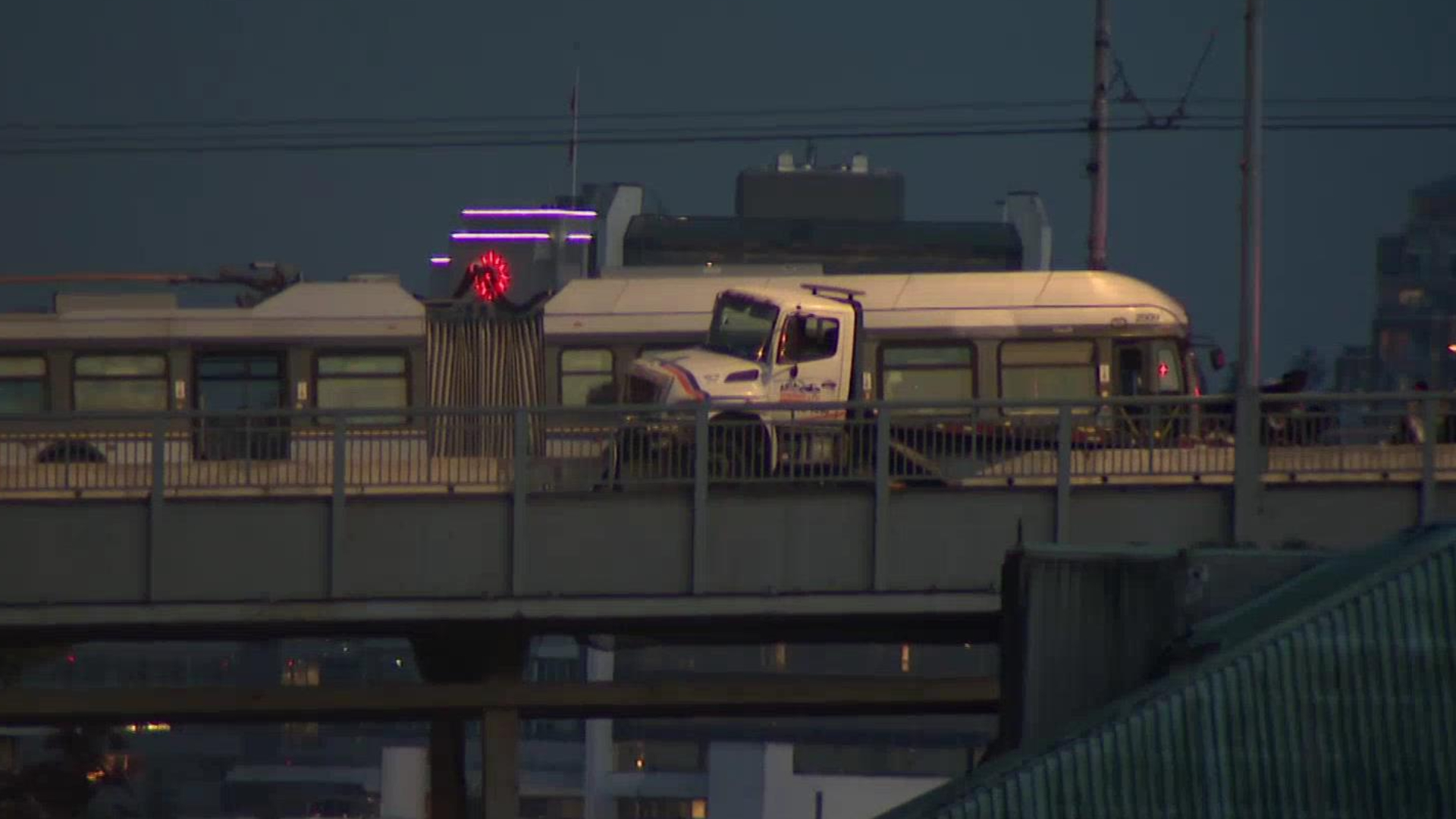 Six taken to hospital after multi-vehicle crash on Granville Street Bridge, police say