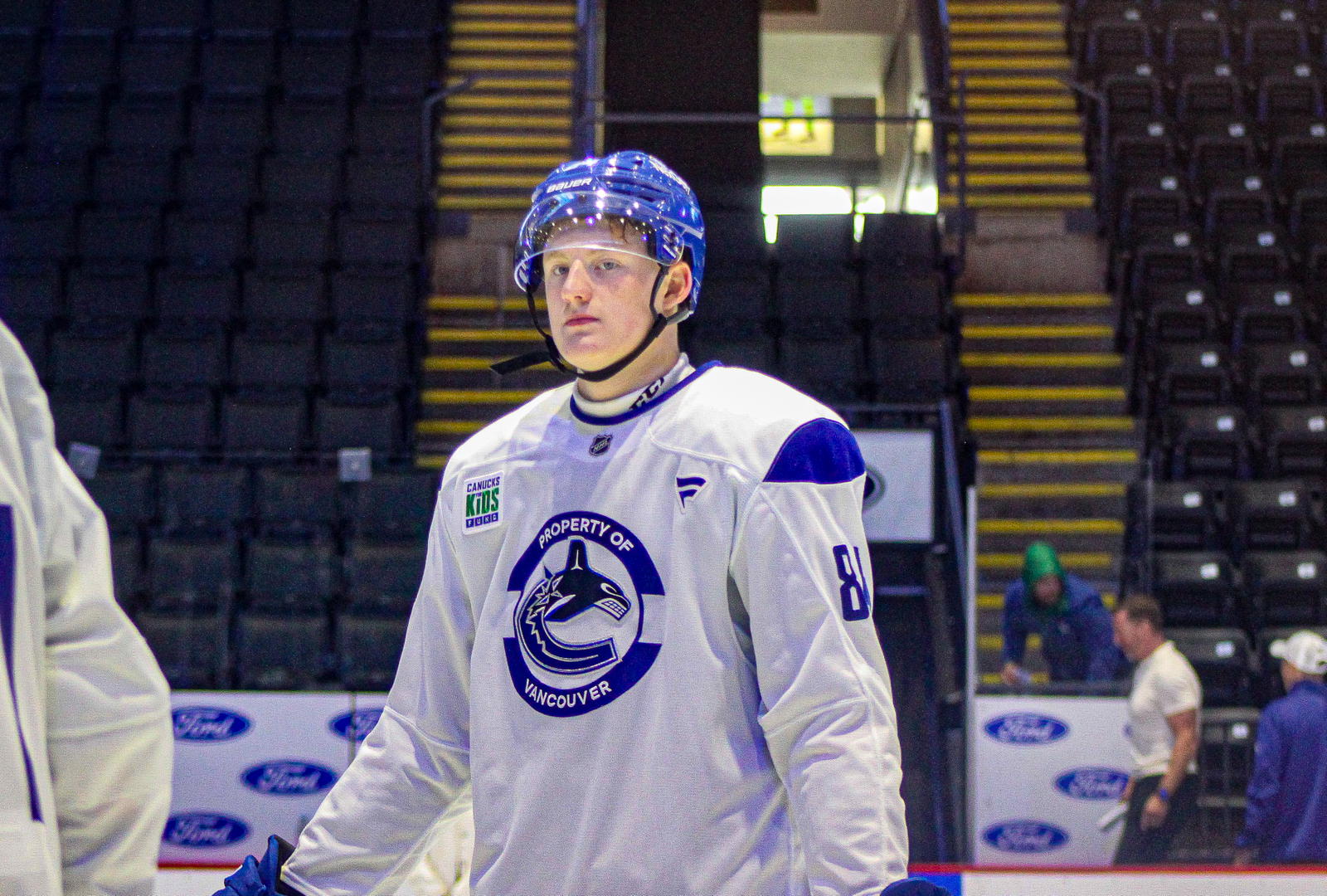Canucks finalize first 11 roster moves after 2026 training camp, sending 10 to Abbotsford and one to OHL