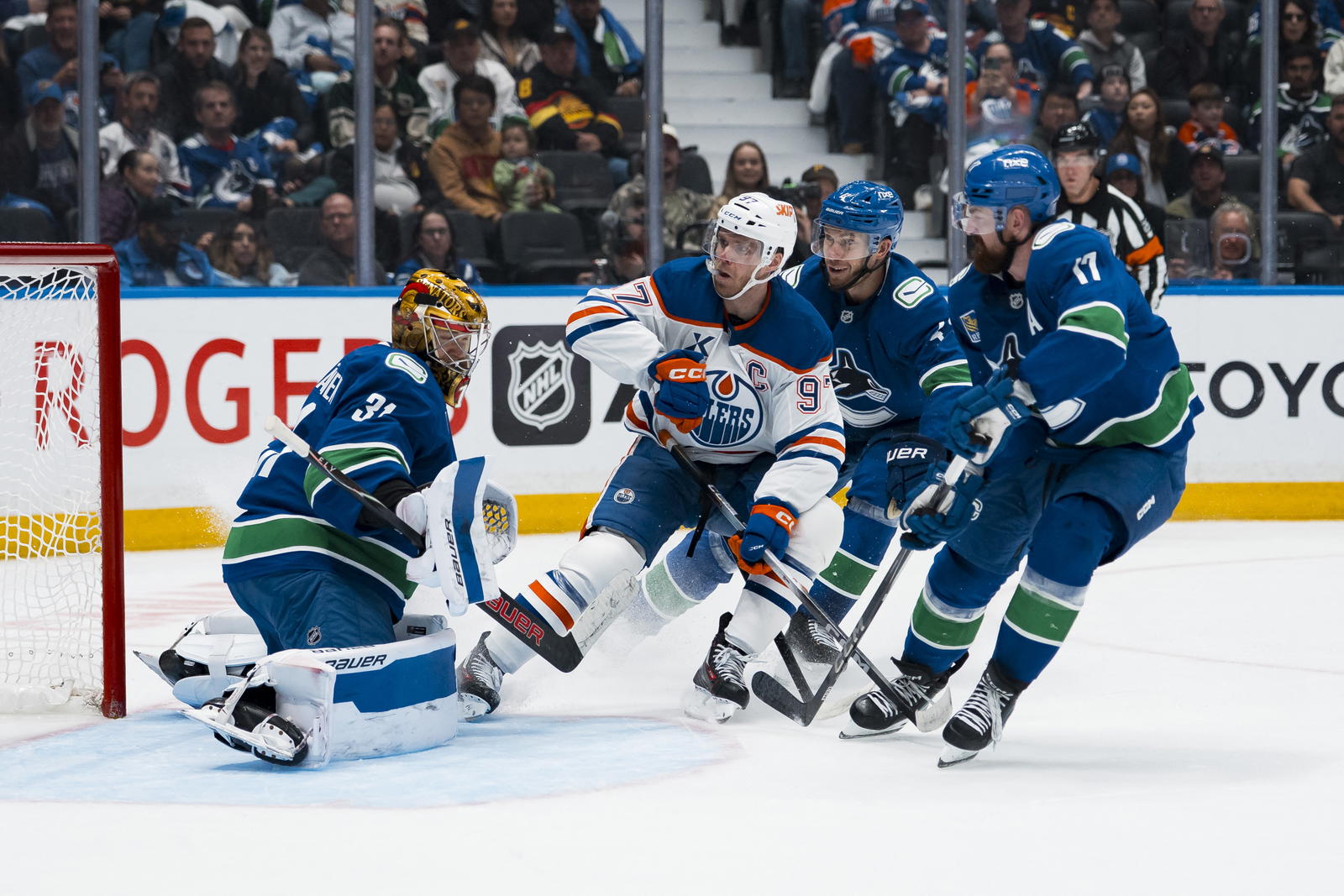 Canucks lose 9-7 in 2026-27 home opener as Edmonton takes early 4-0 lead