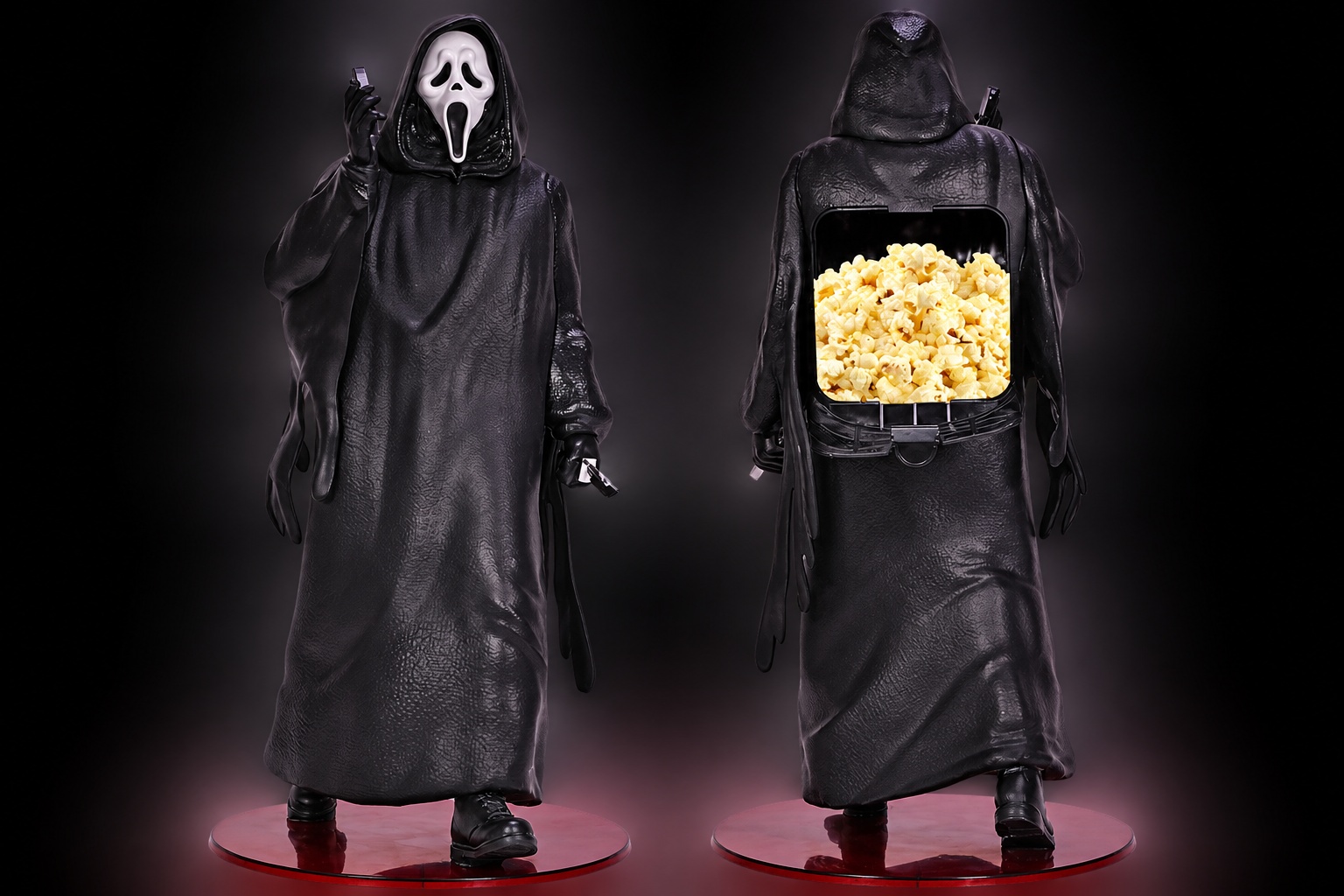 Ghostface has a secret popcorn compartment—and Cineplex’s bucket is already sold out online