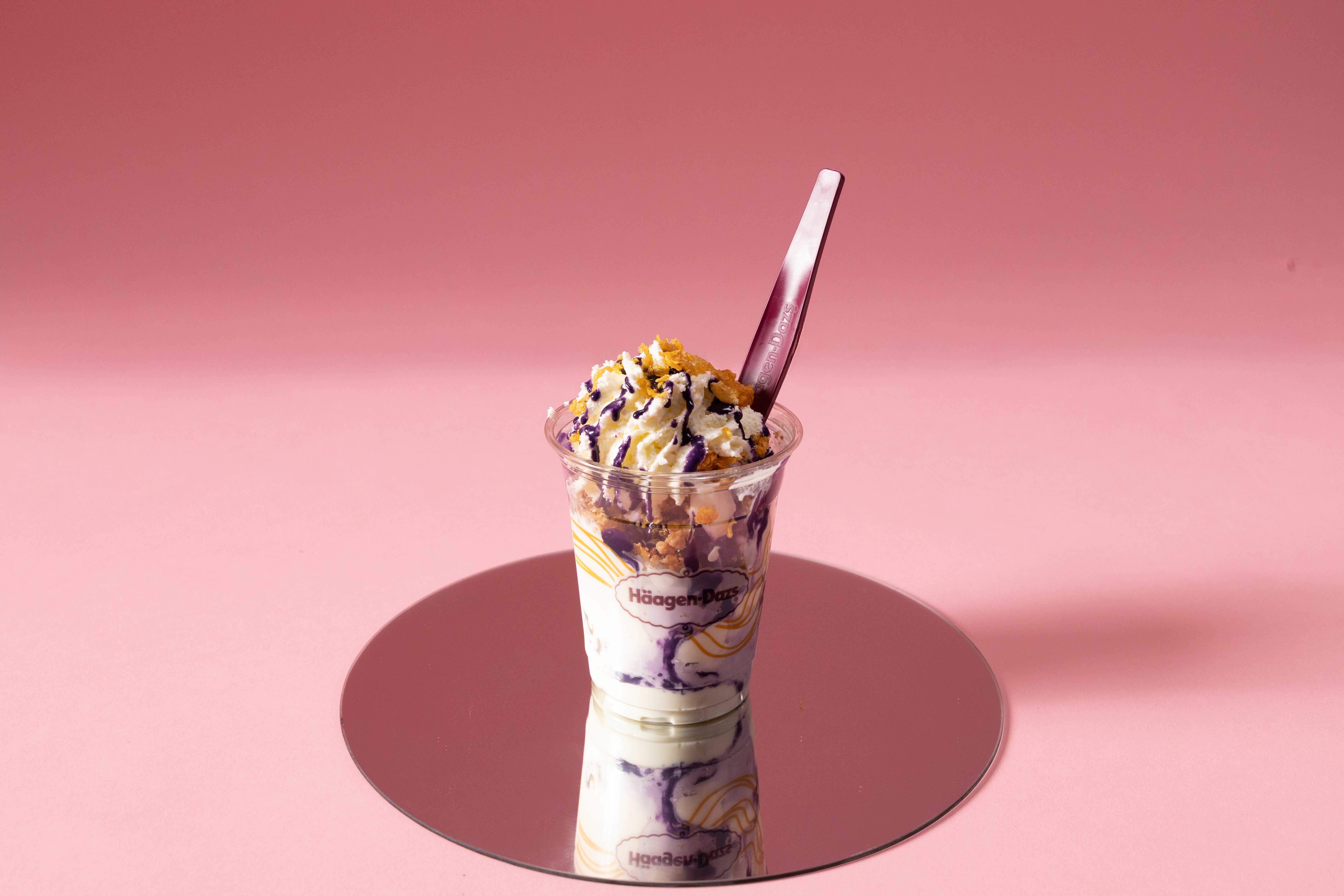 Häagen-Dazs and Supermoon give vanilla ice cream a purple crunch