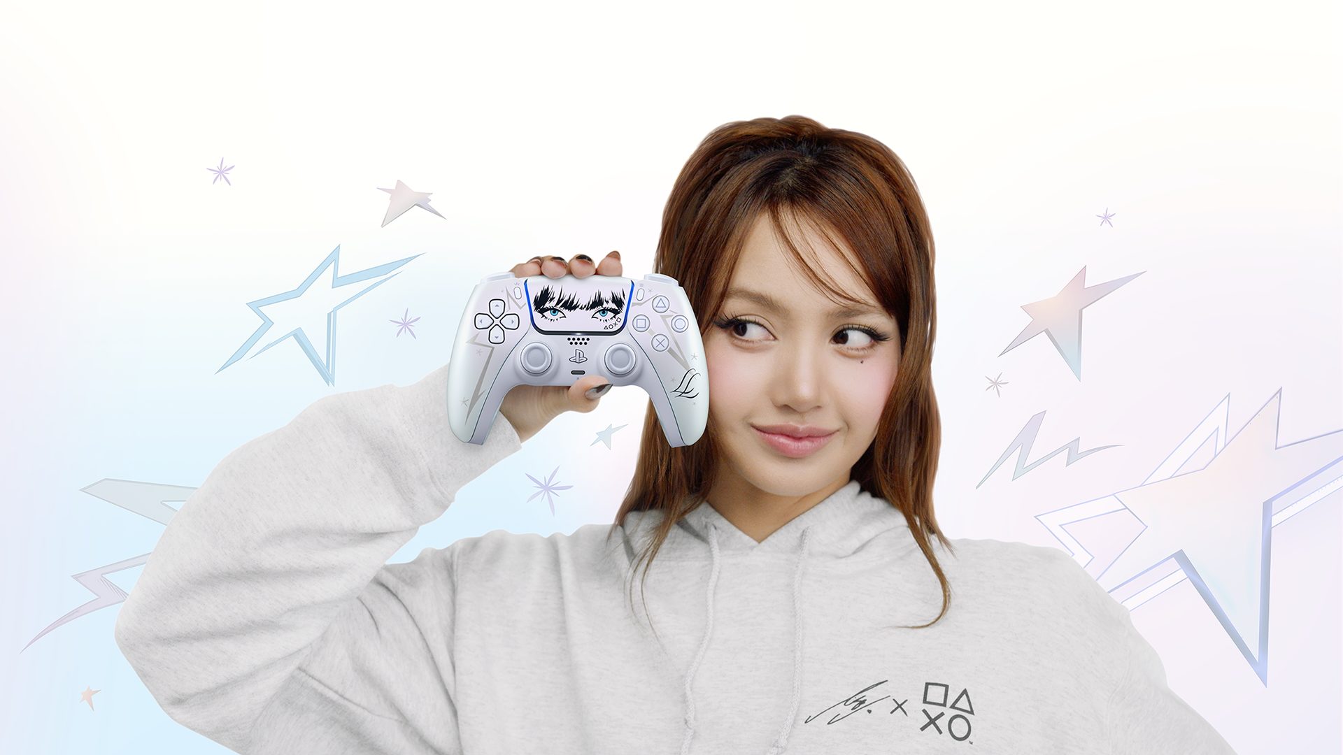 LISA’s PlayStation controller brings her signature bangs to game night