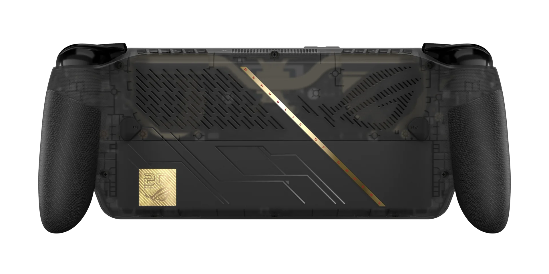 The translucent rear chassis